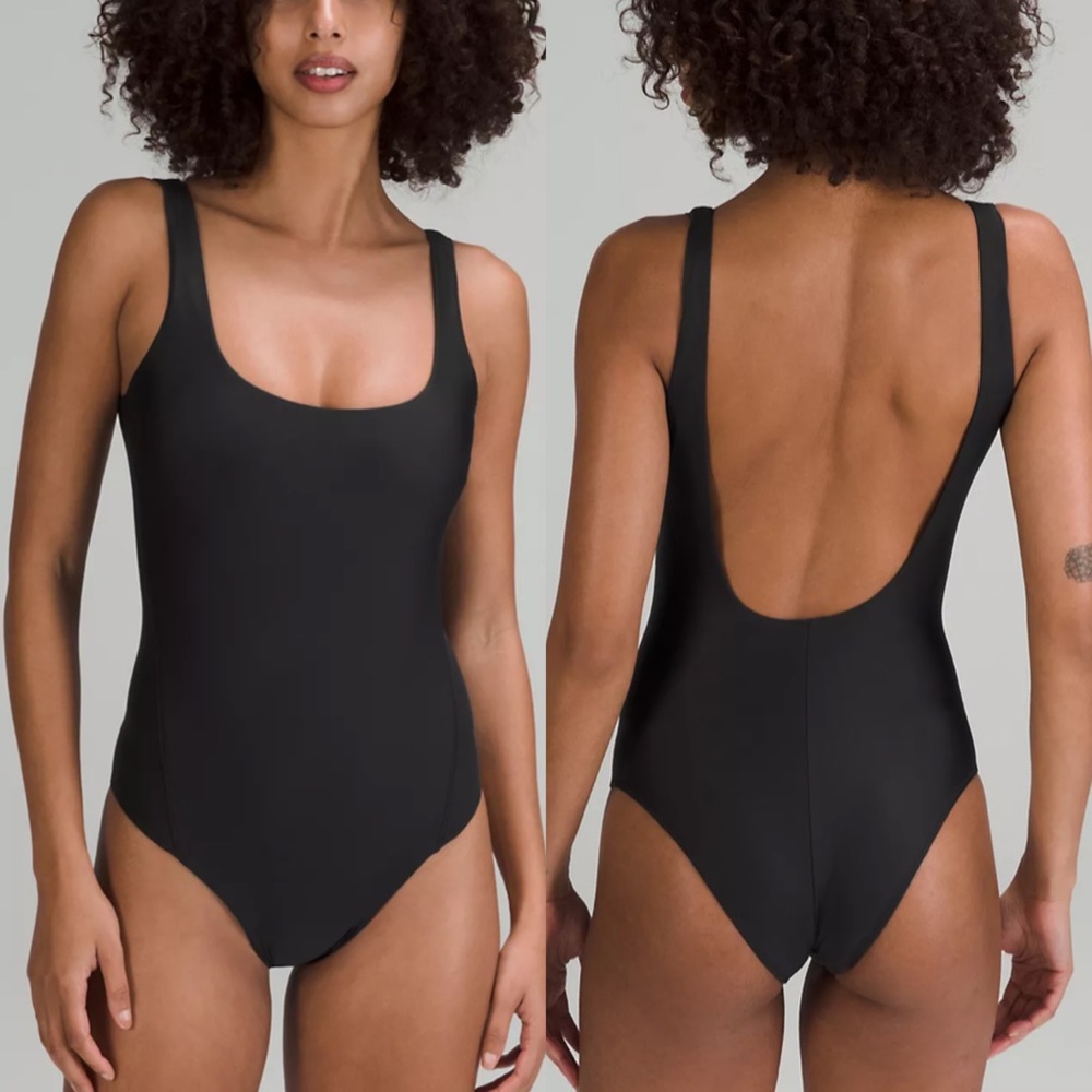 Lululemon Waterside Scoop One-Piece Swimsuit in Black